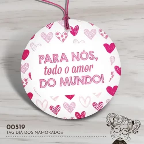 Tag Redonda Dia dos Namorados - 00519