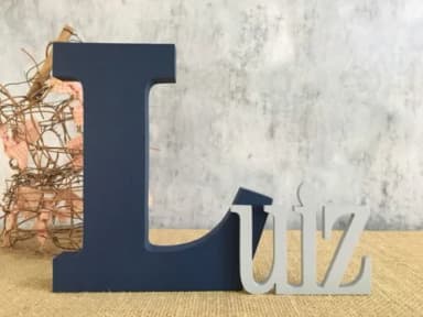 Letras Decorativas em MDF PERSONALIZADO 18cm