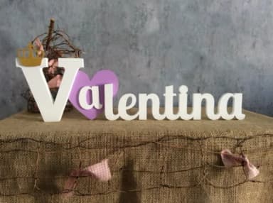 Letras Decorativas - Nomes - Coração