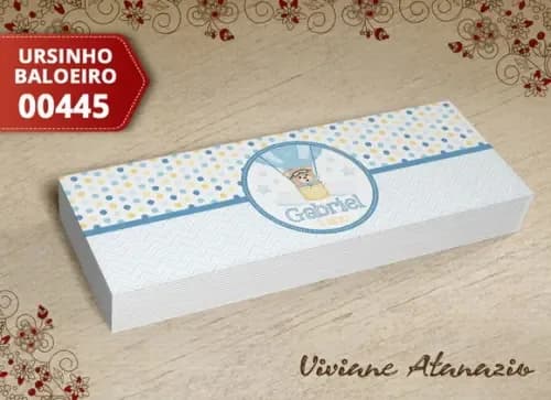 Rótulo Potinho Ursinho Baloeiro - 00445
