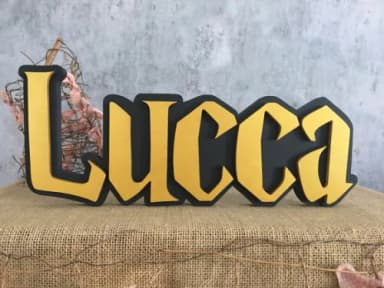 HARRY POTTER Letras Decorativas De Mesa