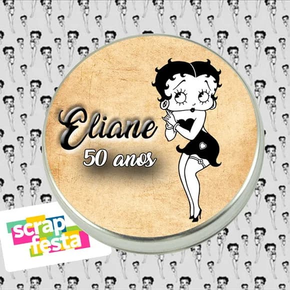 Latinhas Personalizadas Festa Betty Boop