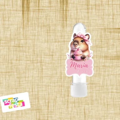 Tubete Personalizado Festa Capivara Cute
