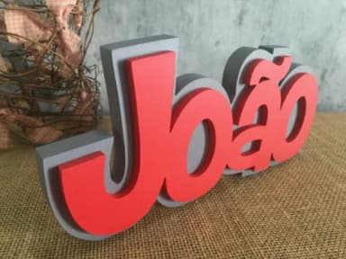 Letras Decorativas de mdf Sobreposição