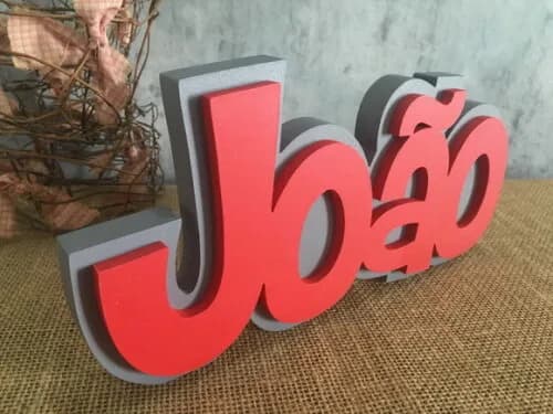 Letras Decorativas de mdf Sobreposição