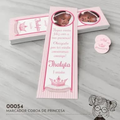 Marcador Coroa de Princesa - 00054