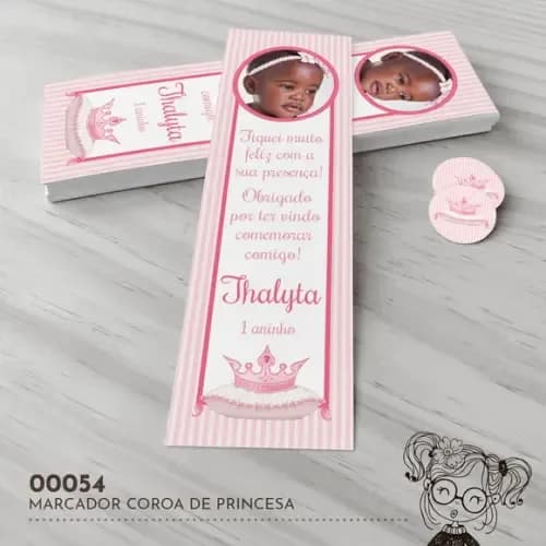Marcador Coroa de Princesa - 00054