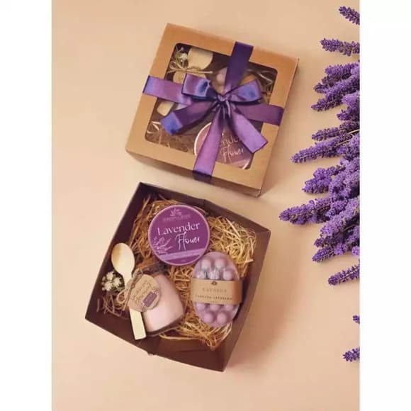 Kit Presente Spa Mini com Vela Lata + Escalda Pés + Sabonete