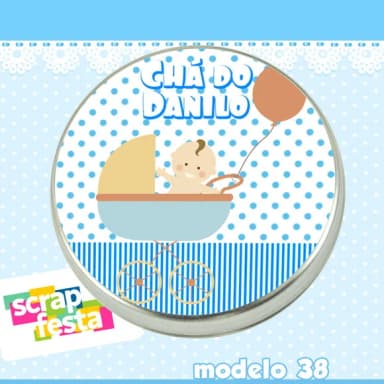 Lembrancinhas de Chá de Bebê Latinhas