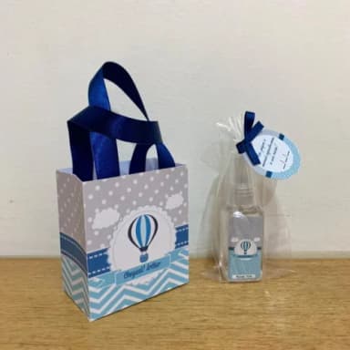 Kit Sacolinha + Álcool spray 70% balão