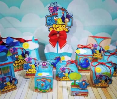 Kit 60 Lembrancinhas Galinha Pintadinha