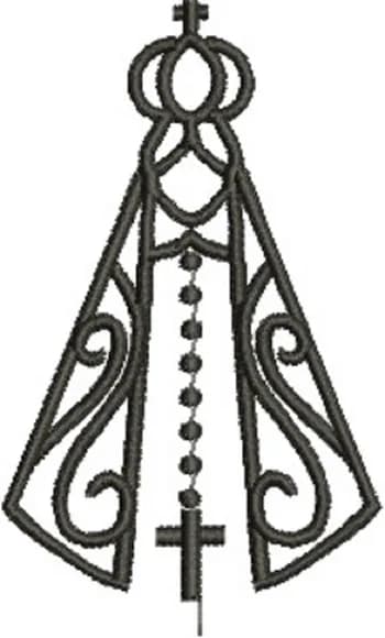 Matriz de Bordado Imagem Nossa Senhora Aparecida