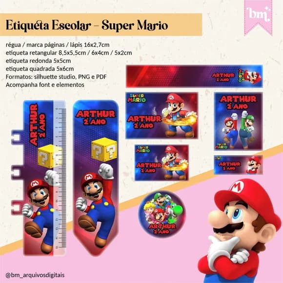 60 Etiquetas Escolares