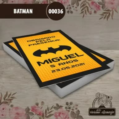 Adesivo Tubete Batman - 00036