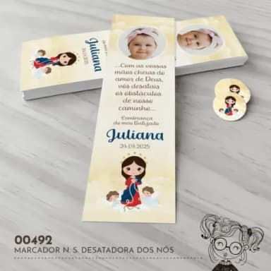 Marcador de Livro N. S. Desatadora dos Nós - 00492