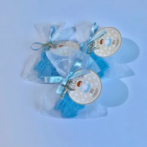 Lembrancinha Batizado Sabonete Anjinho Azul