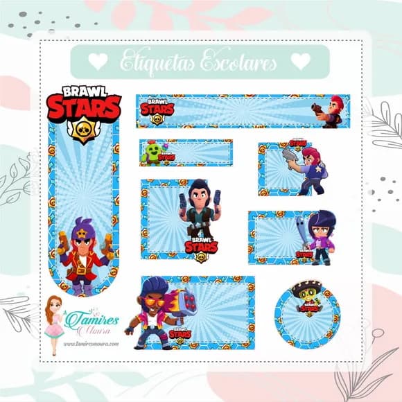 60 Etiquetas Escolares Personalizadas Prova D'agua