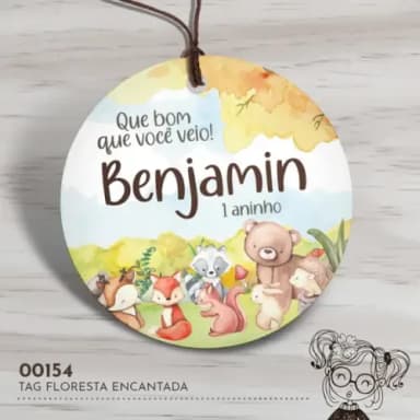 Tag Redonda Floresta Encantada - 00154