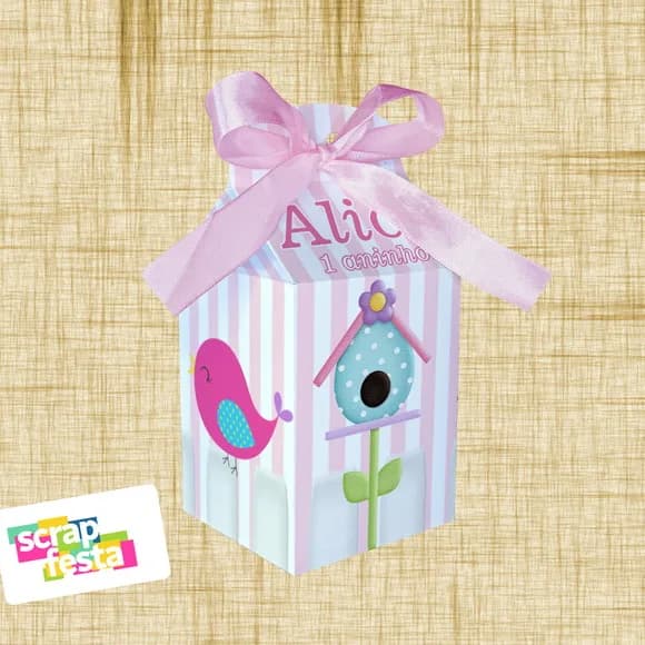 Kit 10 Unid Caixa Milk Tam G Festa Jardim Encantado