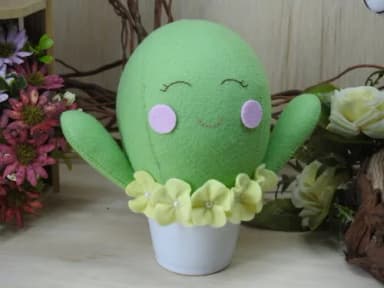 Cacto 3 D em Feltro