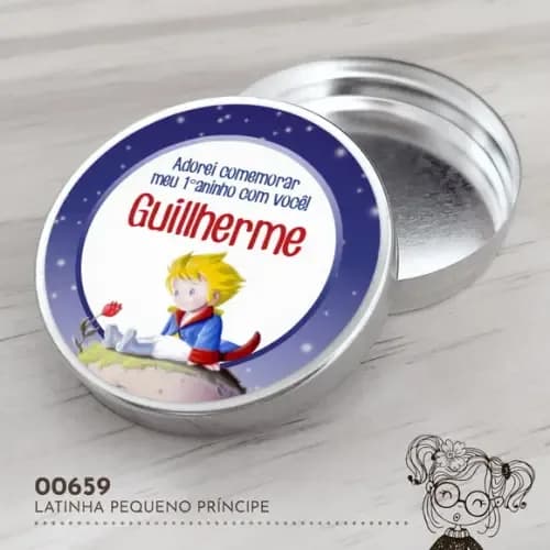 Latinha Adesivada Pequeno Príncipe - 00659