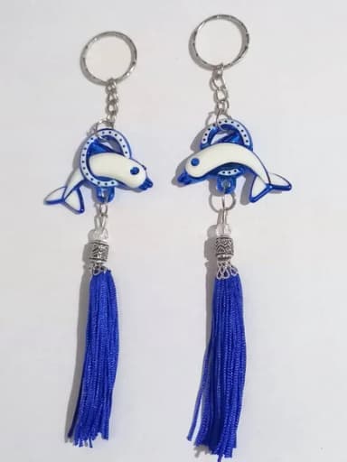 Chaveiro Golfinho Azul - 3 Peças
