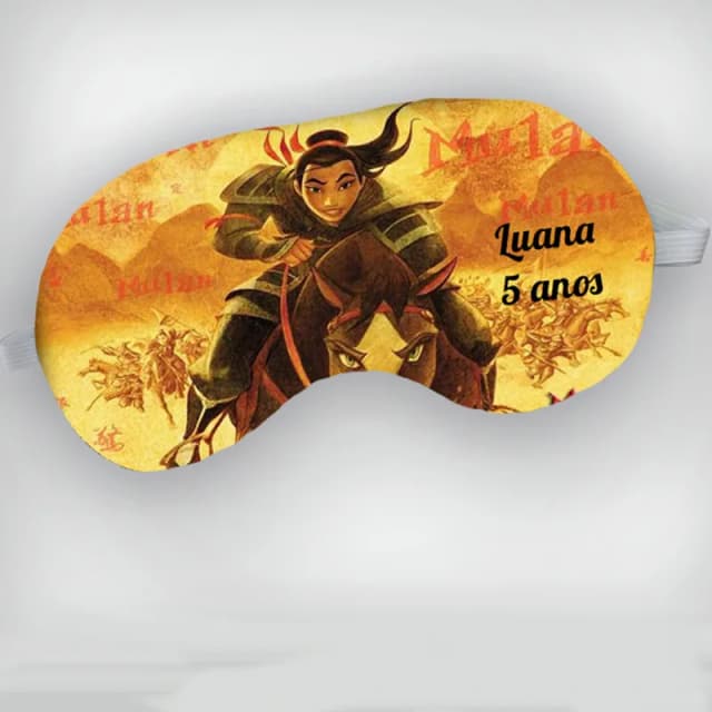 Mascara de Dormir personalizada da Mulan