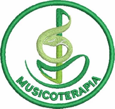 Matriz de Bordado Símbolo Musicaterapia