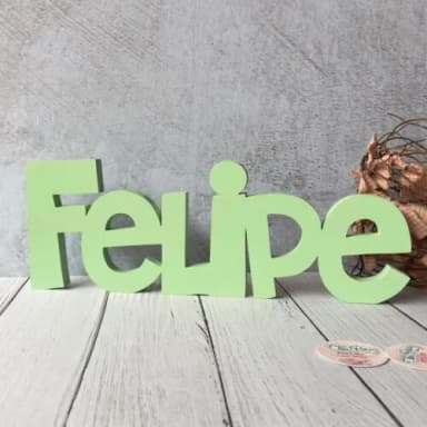 Nome em mdf - Linha Ch - Decoração Bebê e Infantil