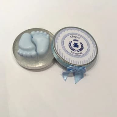 Lembrancinha Nascimento Sabonete Pezinho