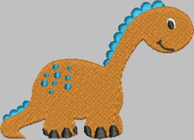 Matriz de Bordado Dinossauro Infantil