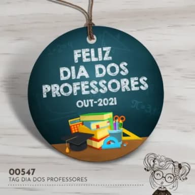 Tag Redonda Dia dos Professores - 00547