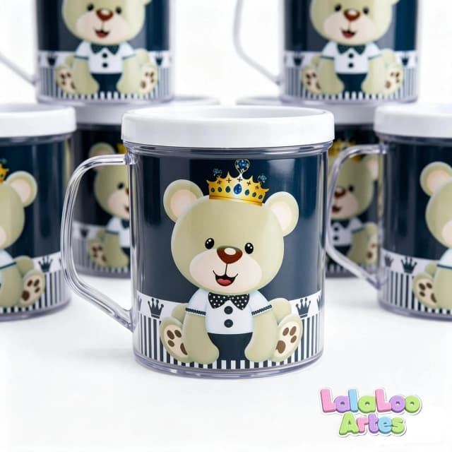 Caneca Ursinho Príncipe Personalizada