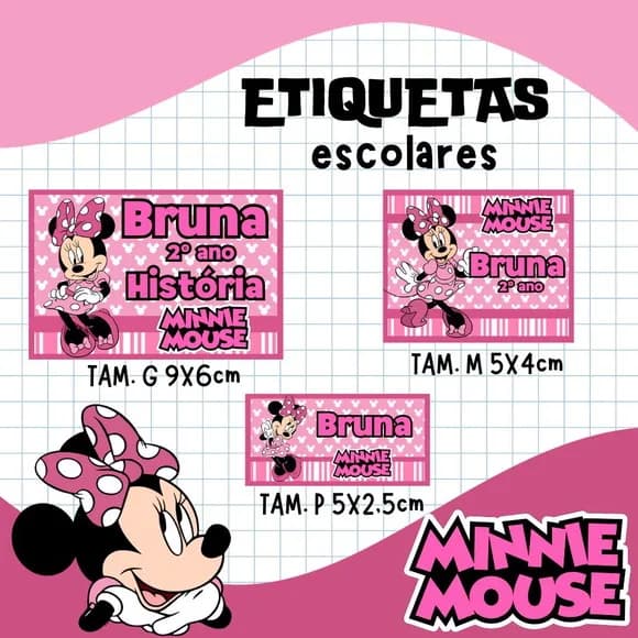 60 Etiquetas Escolares