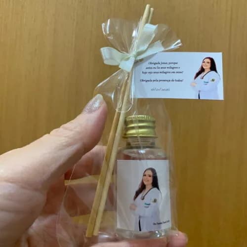 Mini Aromatizador Lembrancinha Missa de Formatura Medicina