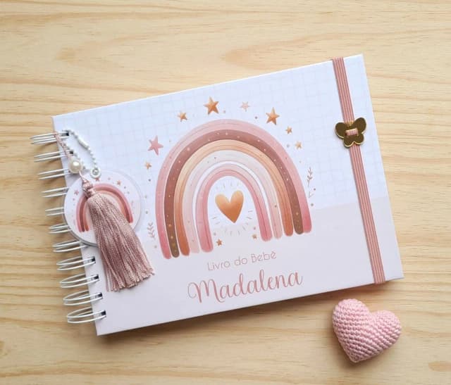 Livro do Bebê A5 Personalizado - Escolha a Capa