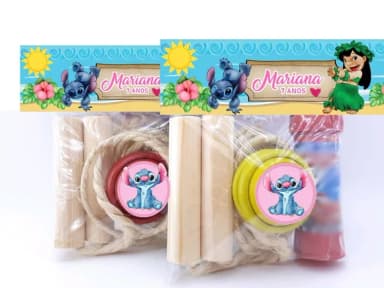 Kit Divertido Personalizado Festa Lilo e Stitch
