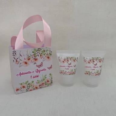 Kit jardim encantado Hidratante + Álcool gel + sacolinha
