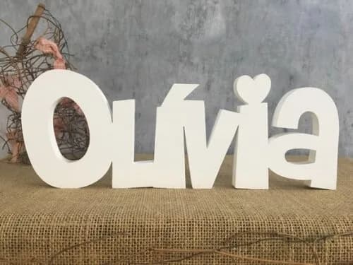 Letras de MDF -Nomes Linha CH