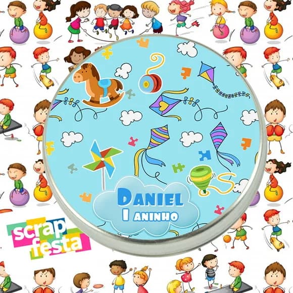 Latinhas Personalizadas Festa Brinquedos