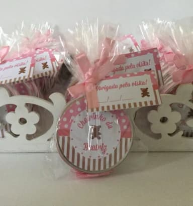 Latinhas Mint to be Ursinha rosa/marrom