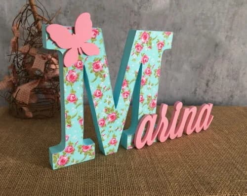 Jardim Encantado - Nomes Personalizados - Tecido