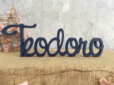 Letras Decorativas - nome em MDF