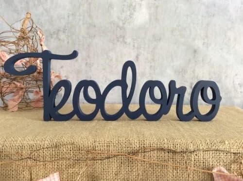 Letras Decorativas - nome em MDF