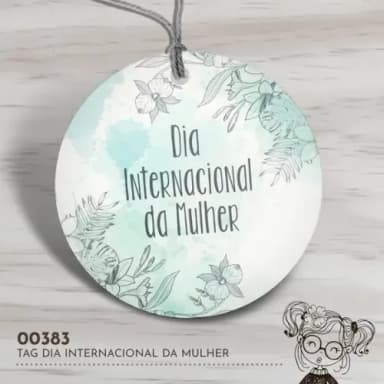 Tag Redonda Dia Internacional da Mulher - 00383