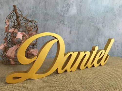 Letras de MDF -Nomes - Letras Cursivas