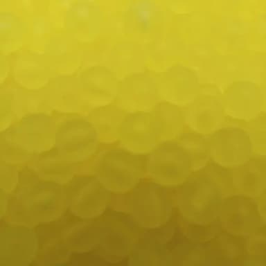 Bola Fosca Com Furo Amarelo Escuro 8mm Pct 100 Unidades