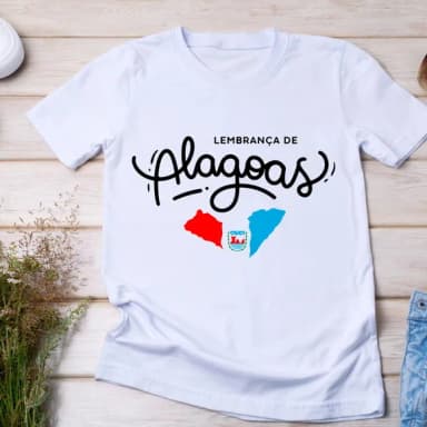 Camiseta Lembrança de Alagoas