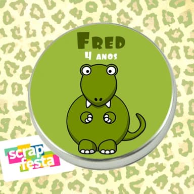 Latinhas Personalizada Festa Dinossauro