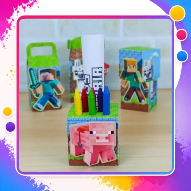 Caixa Kit Colorir - Qualquer Tema